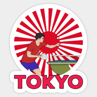 Tokyo Table Tennis Sticker